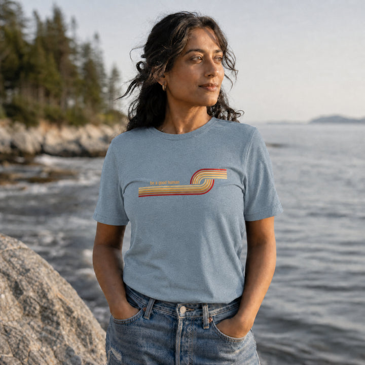 Women's Be A Good Human Premium Triblend Short Sleeve Tee