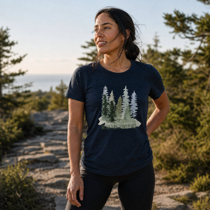Women's Peace in Nature Premium Triblend Short Sleeve Tee