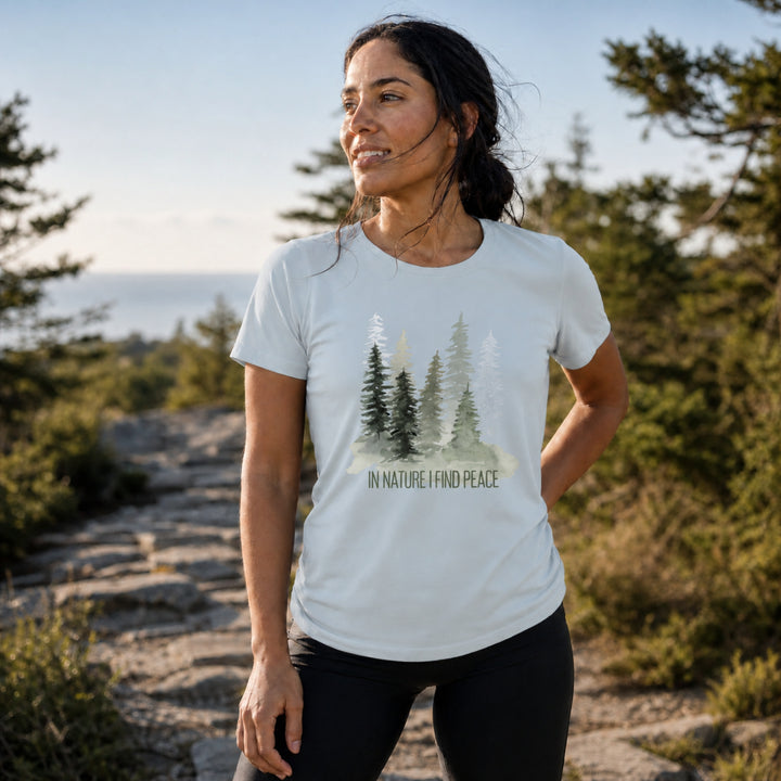 Women's Peace in Nature Premium Triblend Short Sleeve Tee