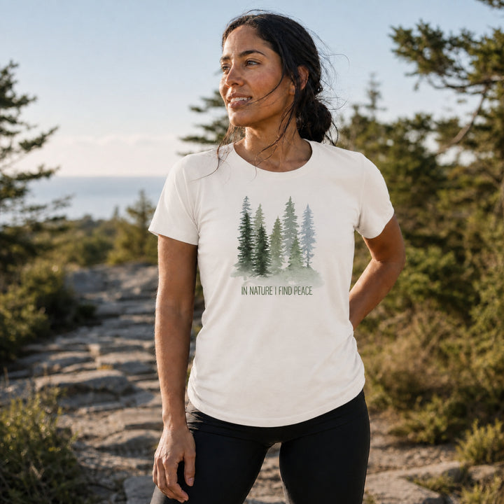Women's Peace in Nature Premium Triblend Short Sleeve Tee