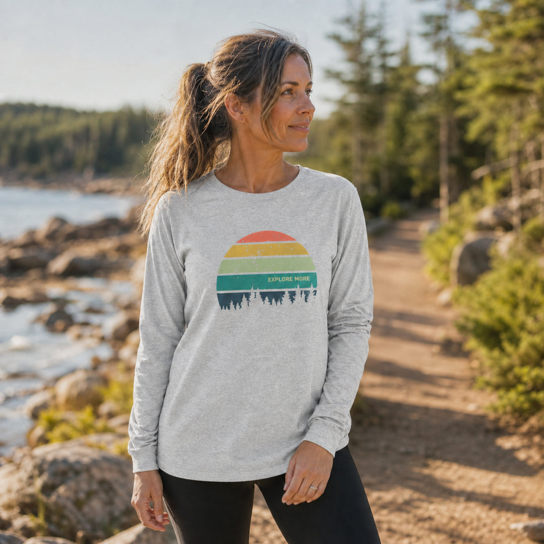 Women's Explore More Premium Triblend Long Sleeve Tee