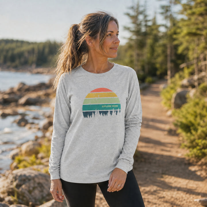 Women's Explore More Premium Triblend Long Sleeve Tee