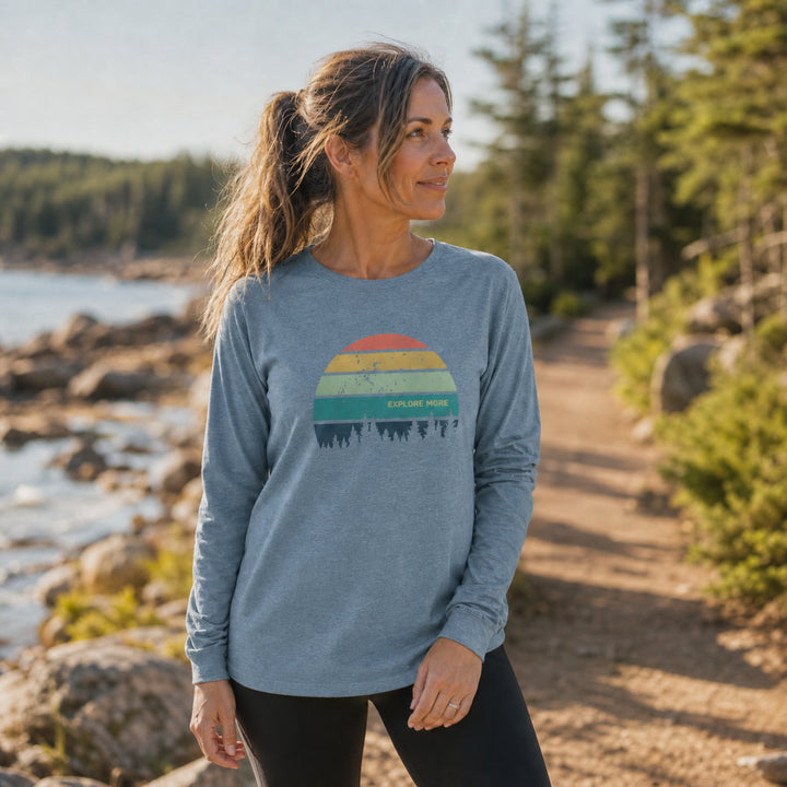 Women's Explore More Premium Triblend Long Sleeve Tee