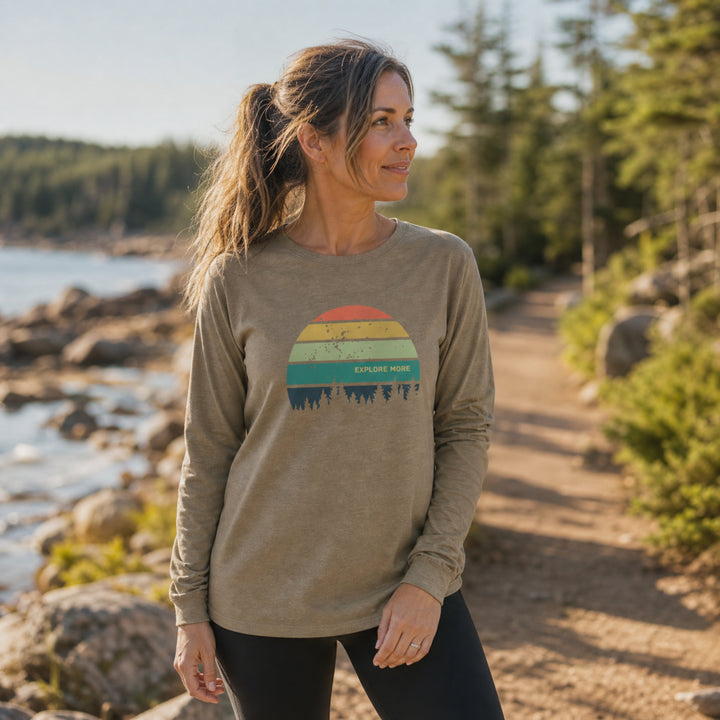 Women's Explore More Premium Triblend Long Sleeve Tee