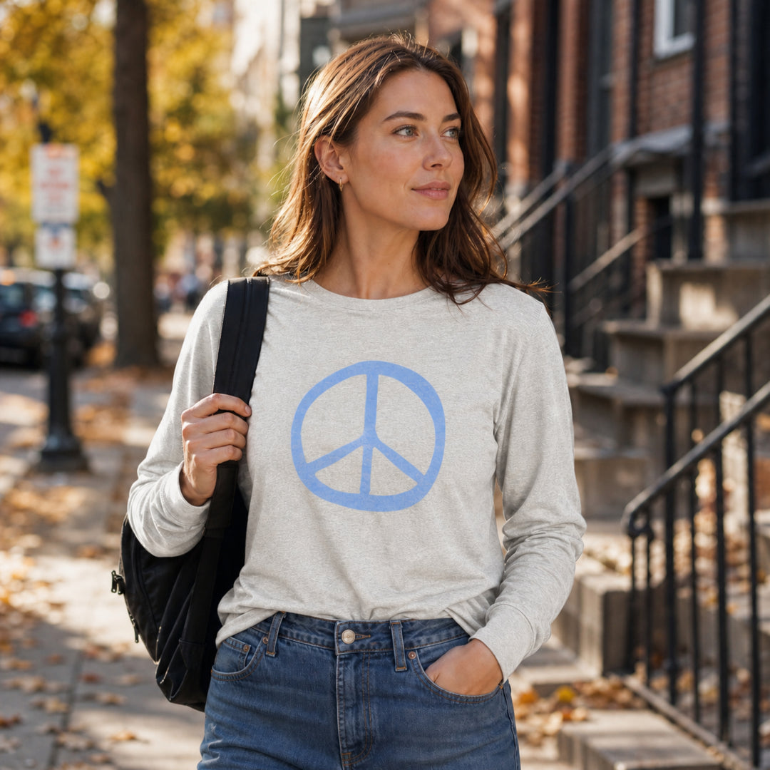 Women's Give Peace A Chance Premium Triblend Long Sleeve Tee